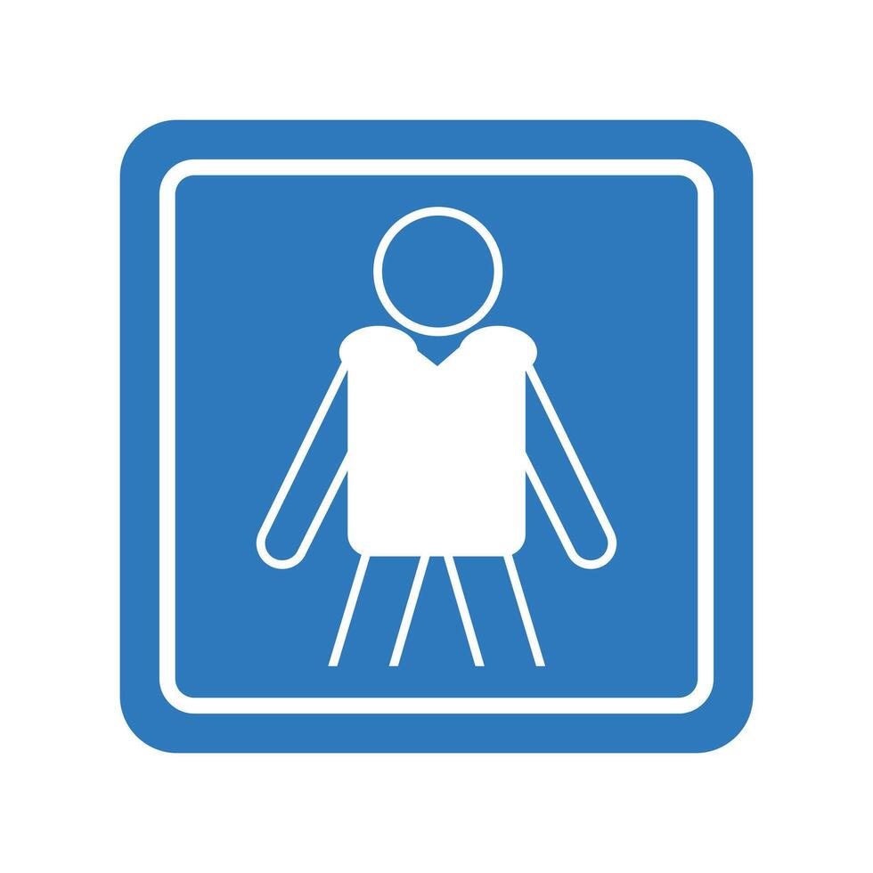 Wear Personal Flotation Device Sign vector