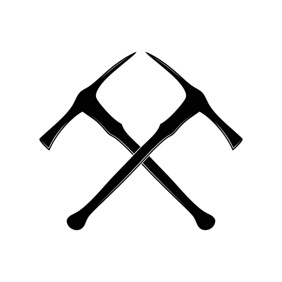 Isolated crossed axes icon design vector