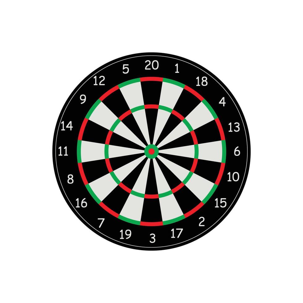 Darts Target Sport Precision Aim vector