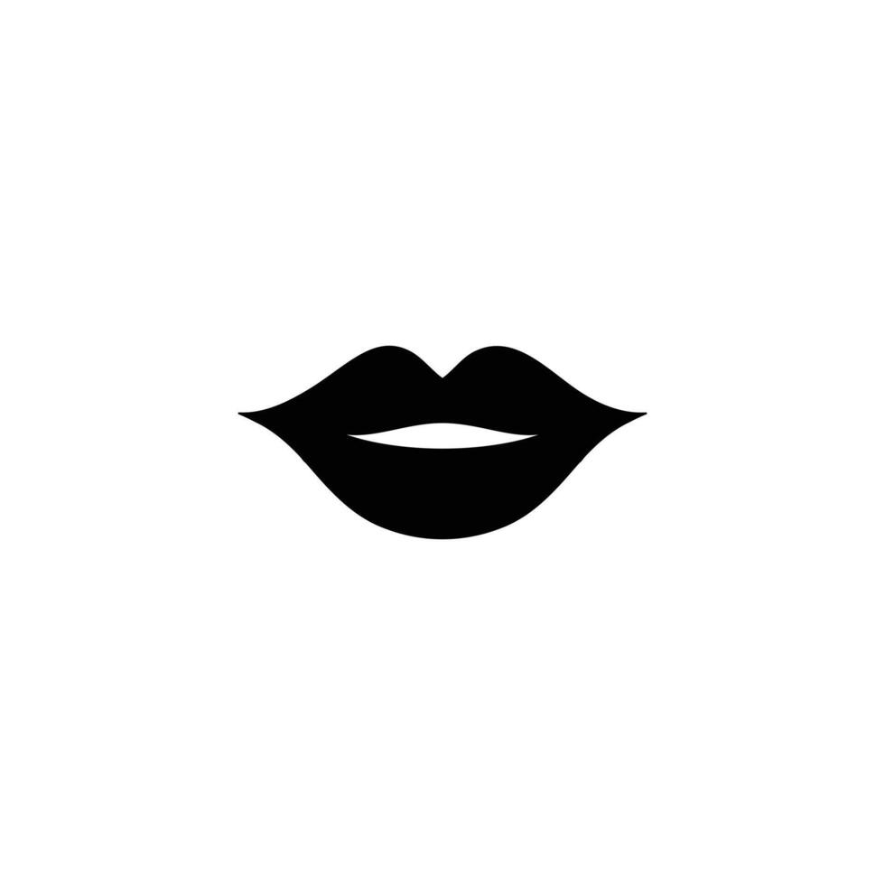 Lip Icon Sign Design vector