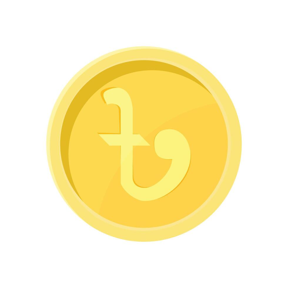 Bengali Taka Coin Internet Currency Concept vector