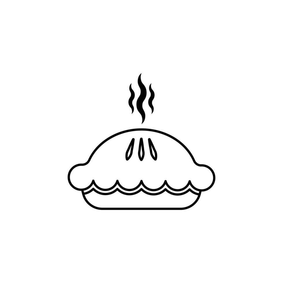 Pie Icon Sign Design vector