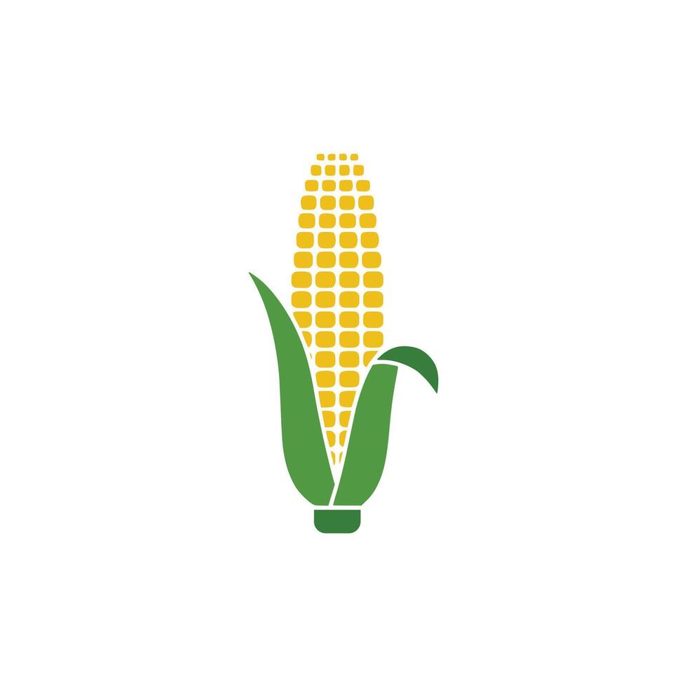 Corn Icon Flat Sign Design vector