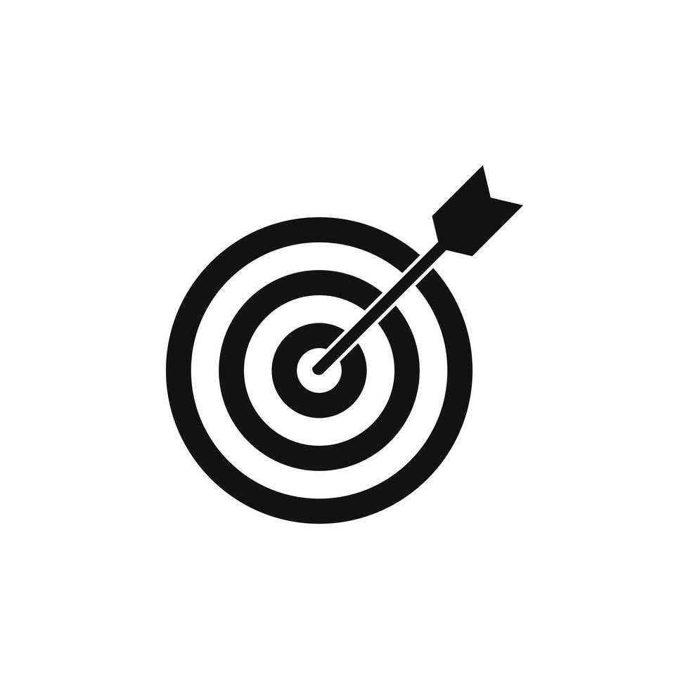 Target Icon Sign Design vector