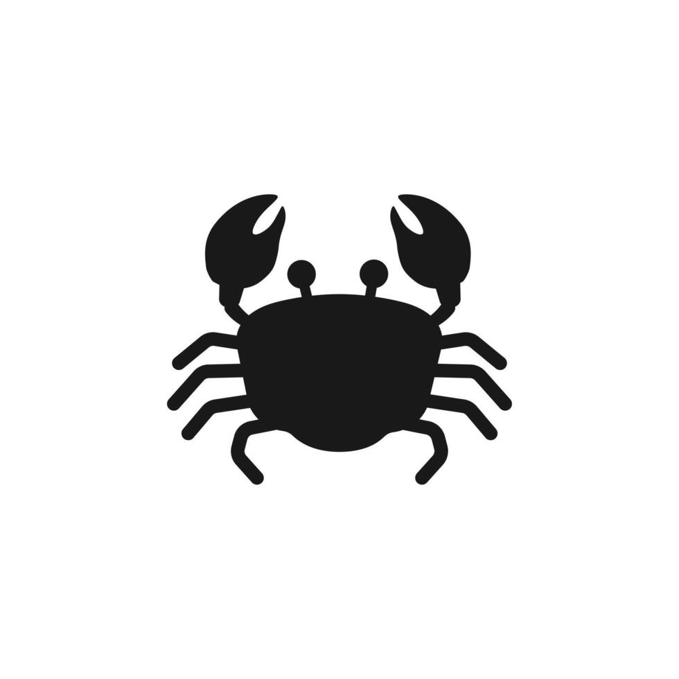 Crab Icon Crab Design vector