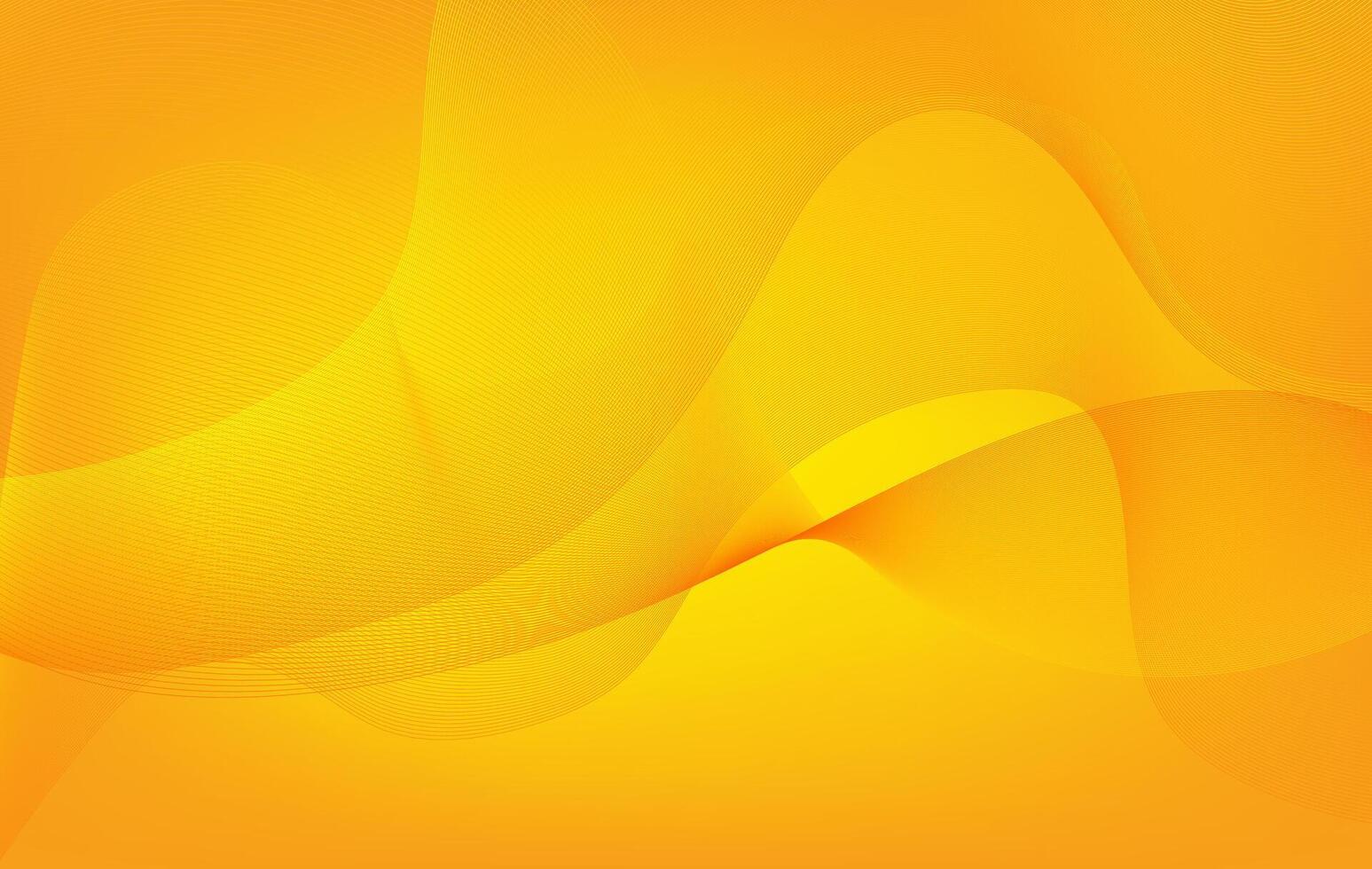 A modern vibrant background with smooth wave textures in yellow and orange gradient, perfect for digital designs or marketing use vector