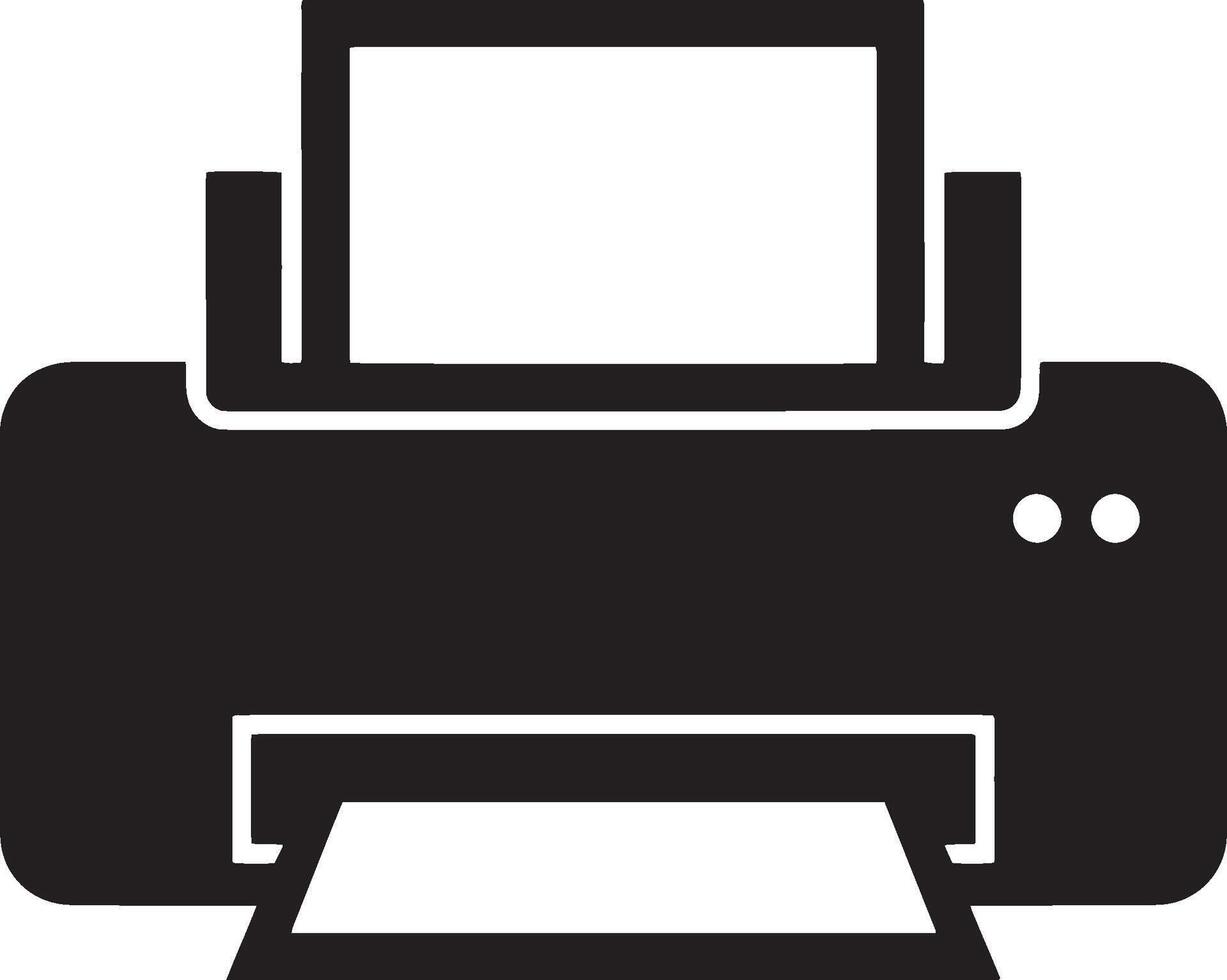 Colorful 3D icon of a printer, ideal for illustrating office equipment, printing processes, or administrative tools vector