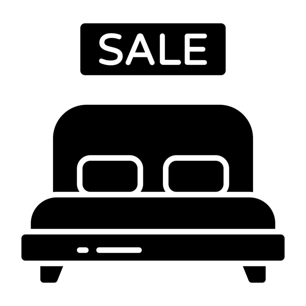 Premium download icon of bed for sale vector