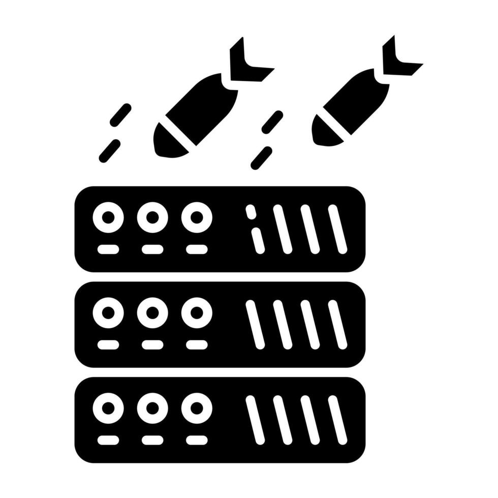 Perfect design icon of ddos attack vector