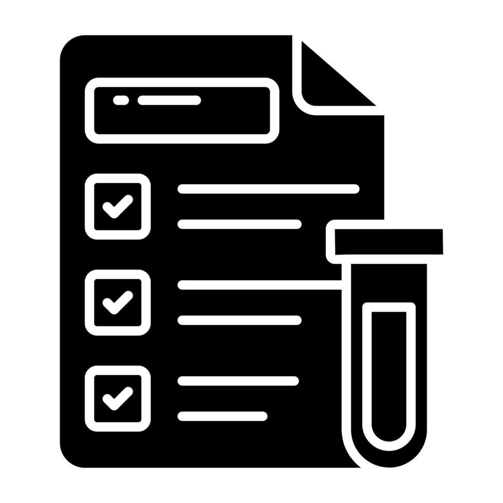 Premium download icon of lab list vector