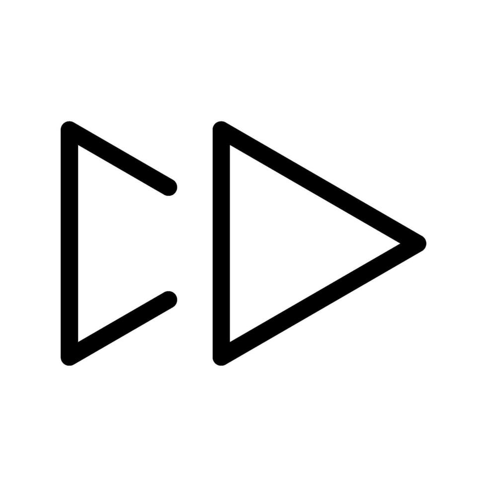 fast forward icon illustration vector