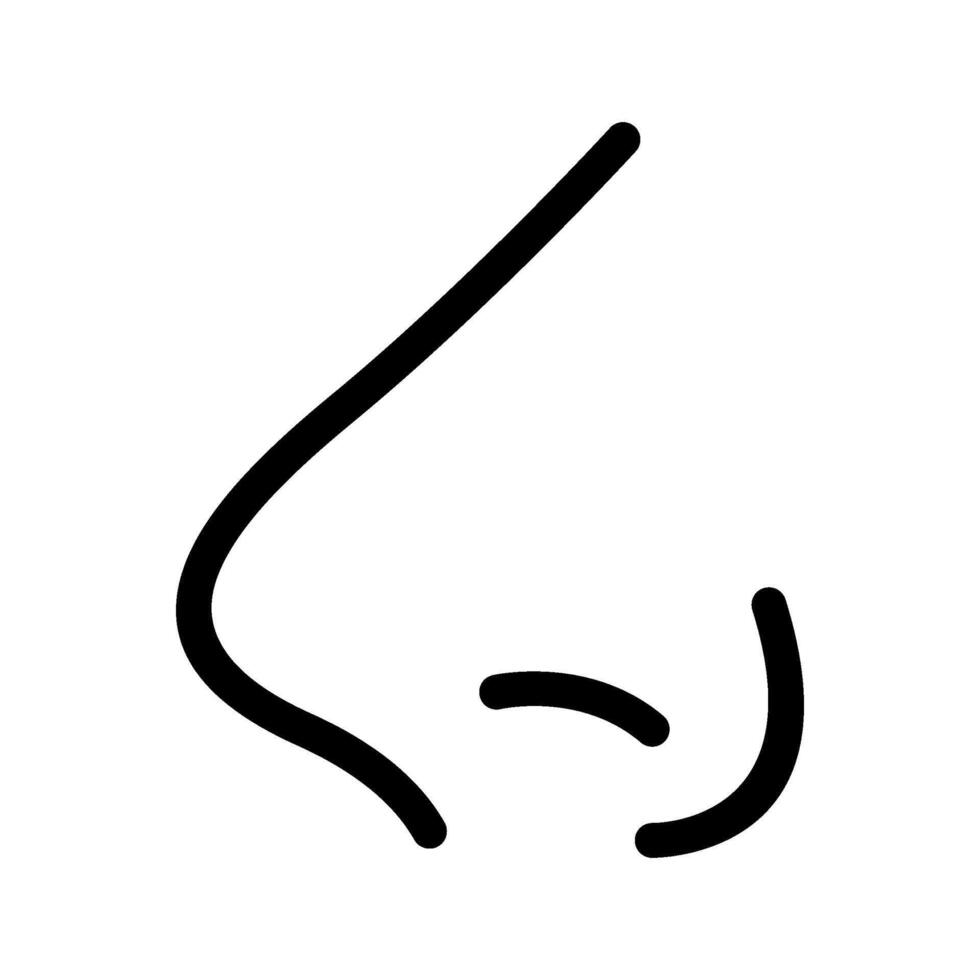 nose icon illustration vector