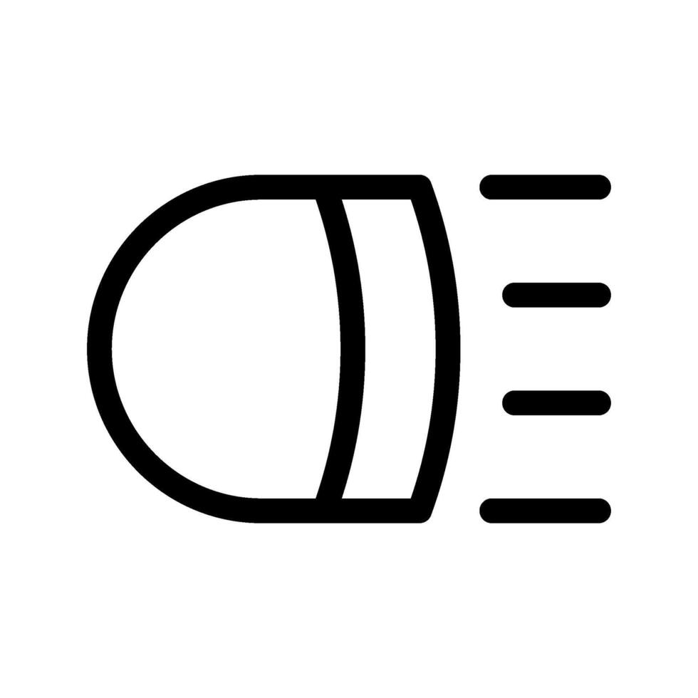 headlight icon illustration vector