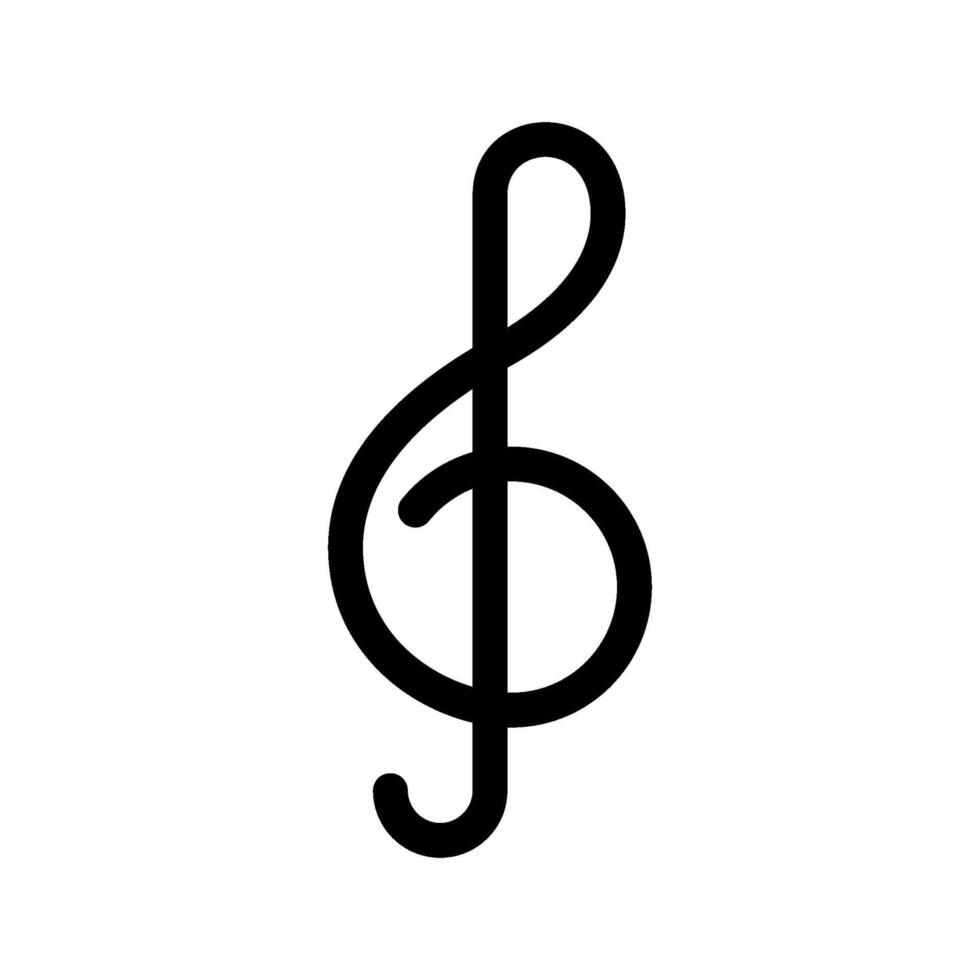 treble icon illustration vector