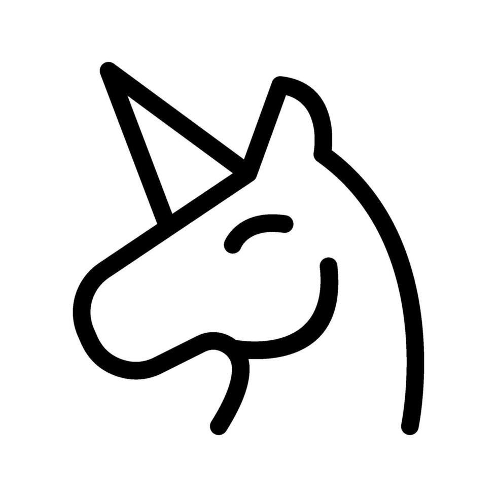 unicorn icon illustration vector