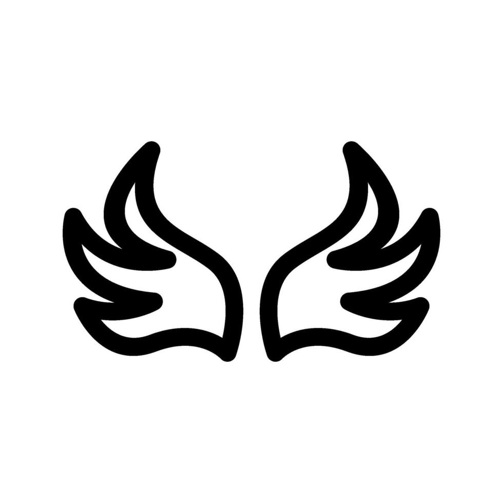 wings icon illustration vector