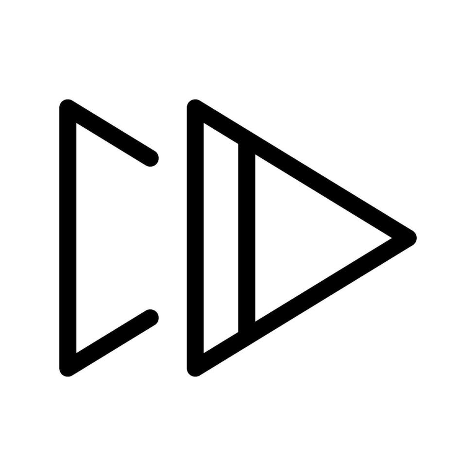 forward icon illustration vector