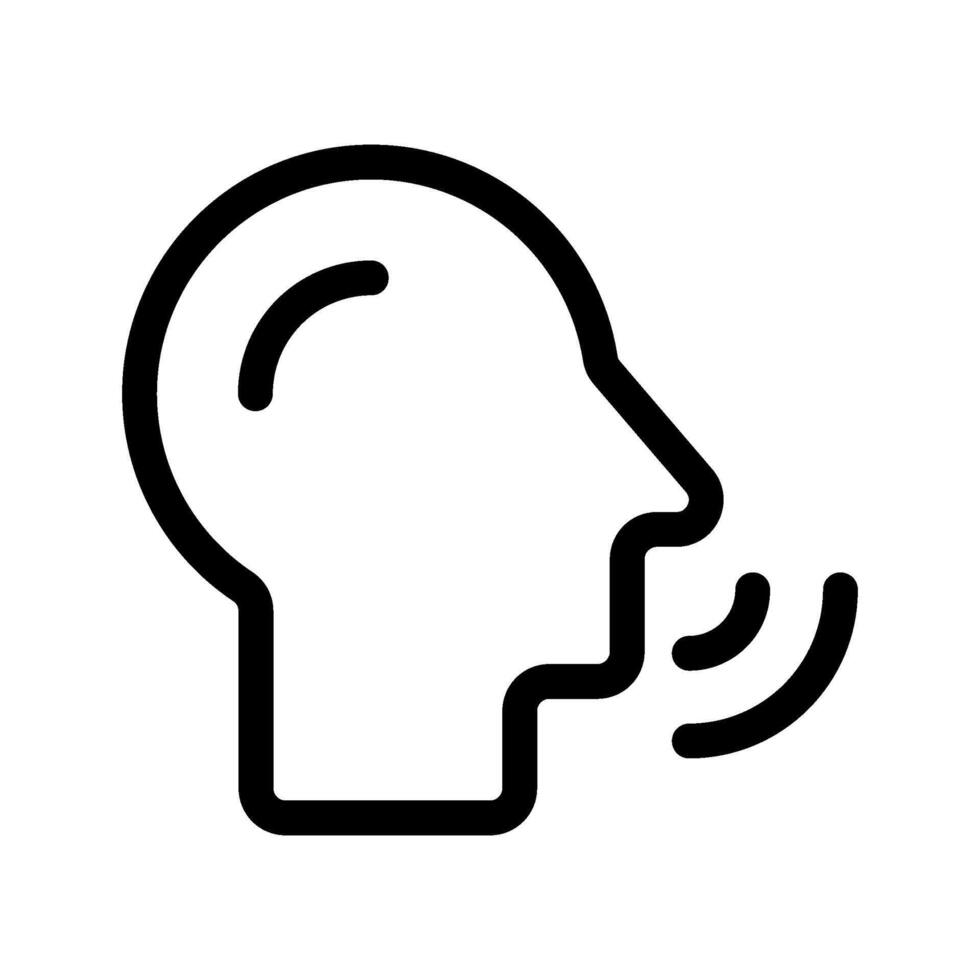 speaking icon illustration vector
