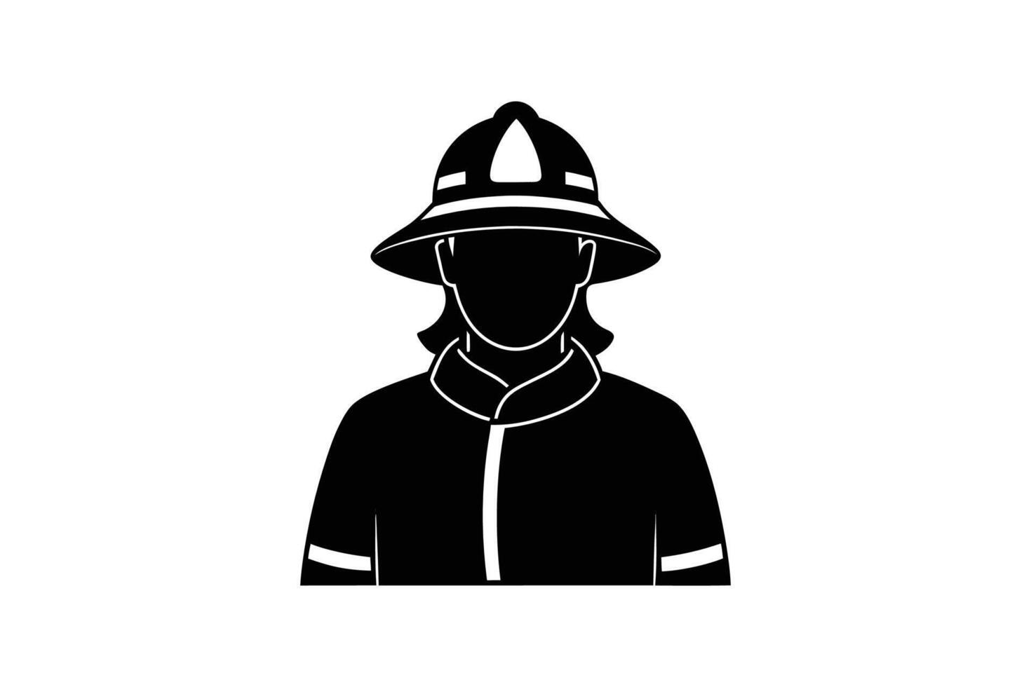 Firefighter icon illustration vector
