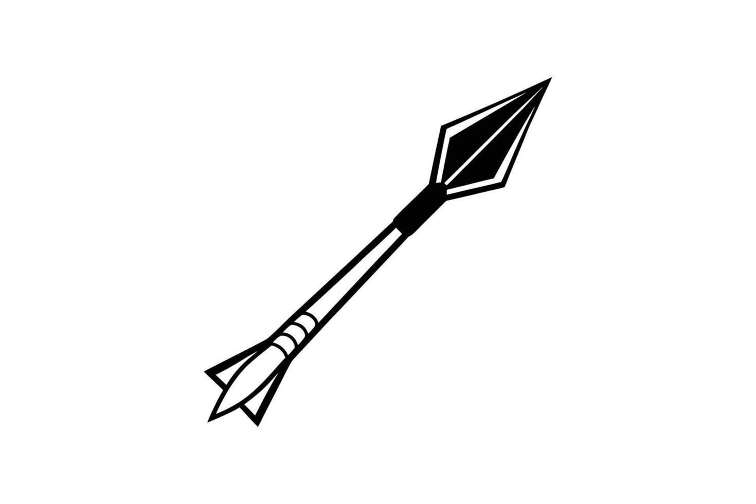 Arrow icon illustration isolated on white background vector
