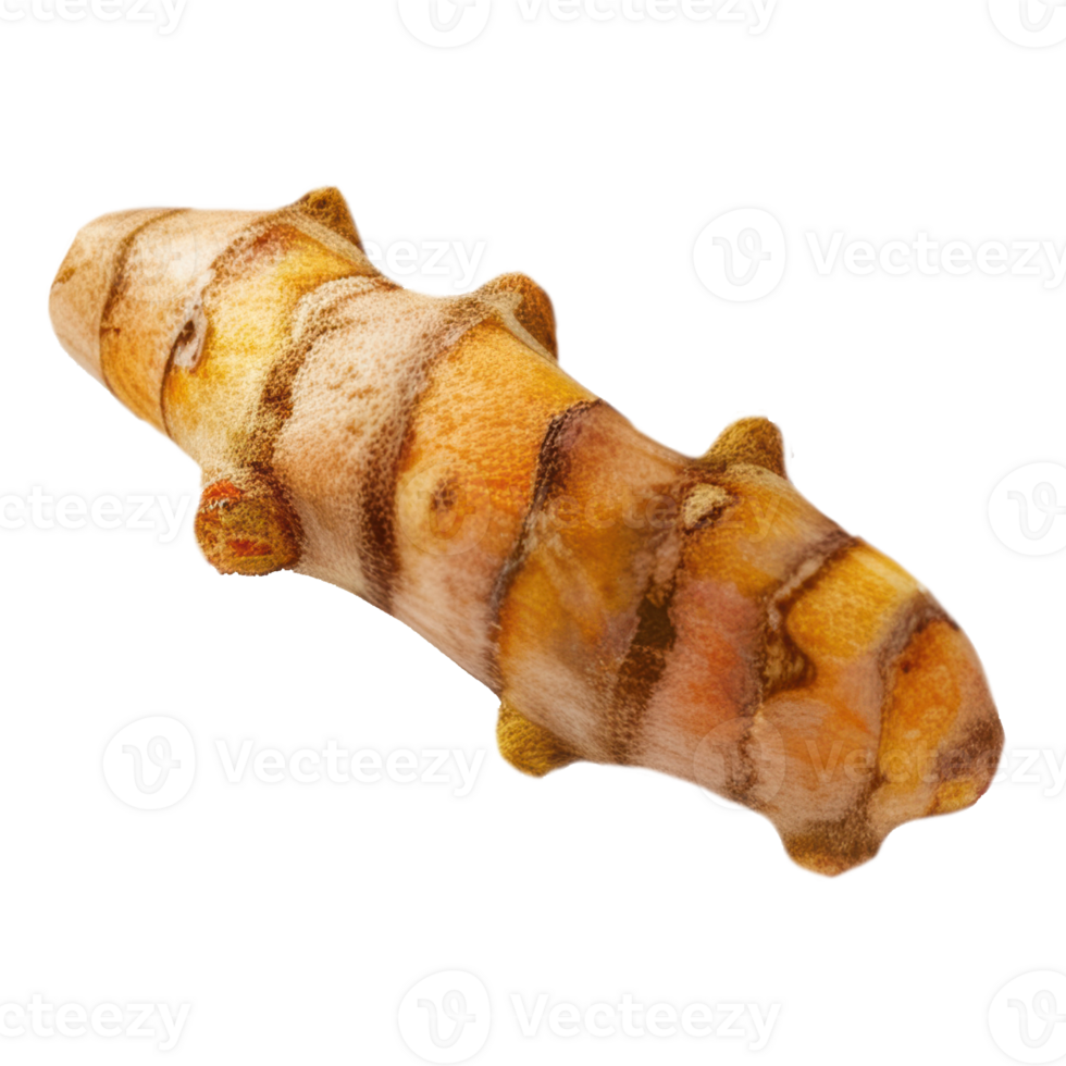 an orange ginger root on a transparent background png