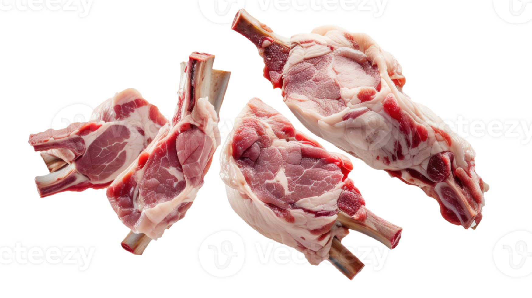 pork chops on a white background png