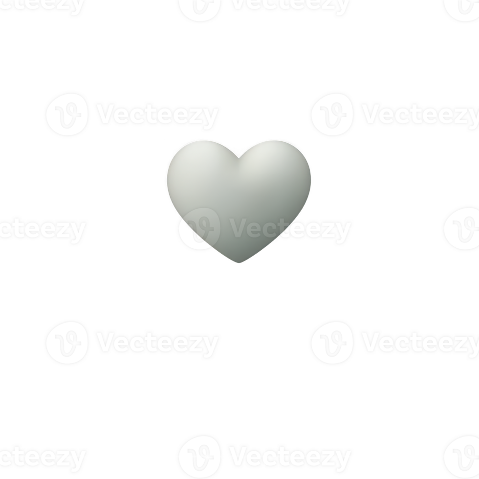 Simple white heart icon on transparent background, symbolizing love and purity. minimalist design is versatile for various digital and print applications png