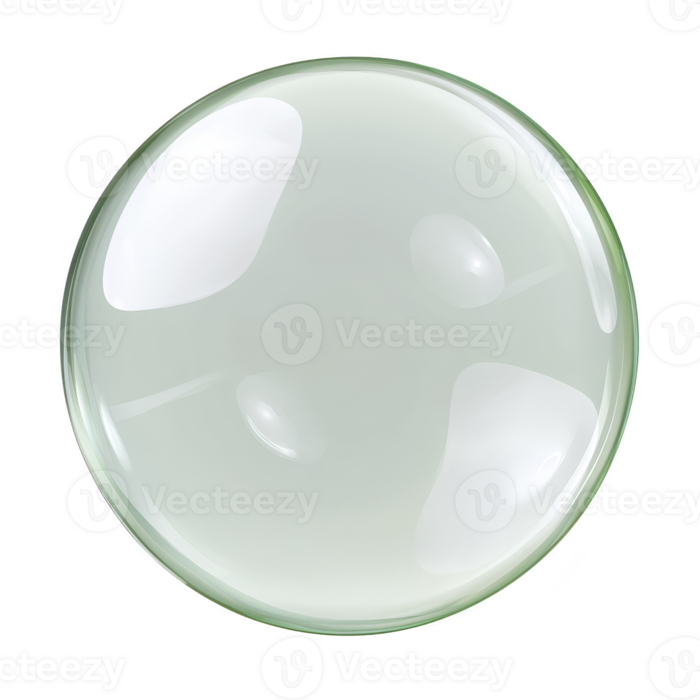 Translucent, reflective soap bubble with smooth surface and subtle highlights, floating against plain background. bubble delicate appearance evokes sense of fragility and wonder png