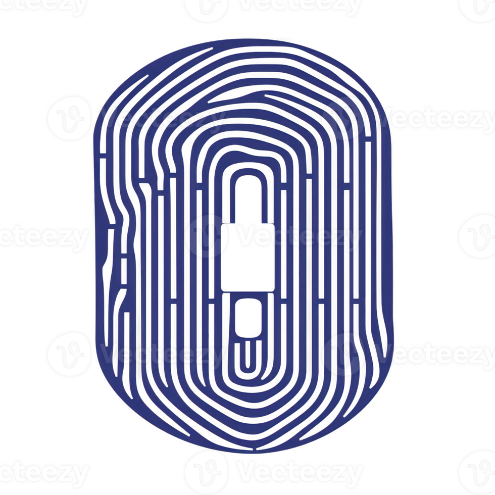 bleu abstrait Labyrinthe conception avec complexe, boucle voies crée visuellement engageant modèle. Labyrinthe complexité invite exploration et curiosité png