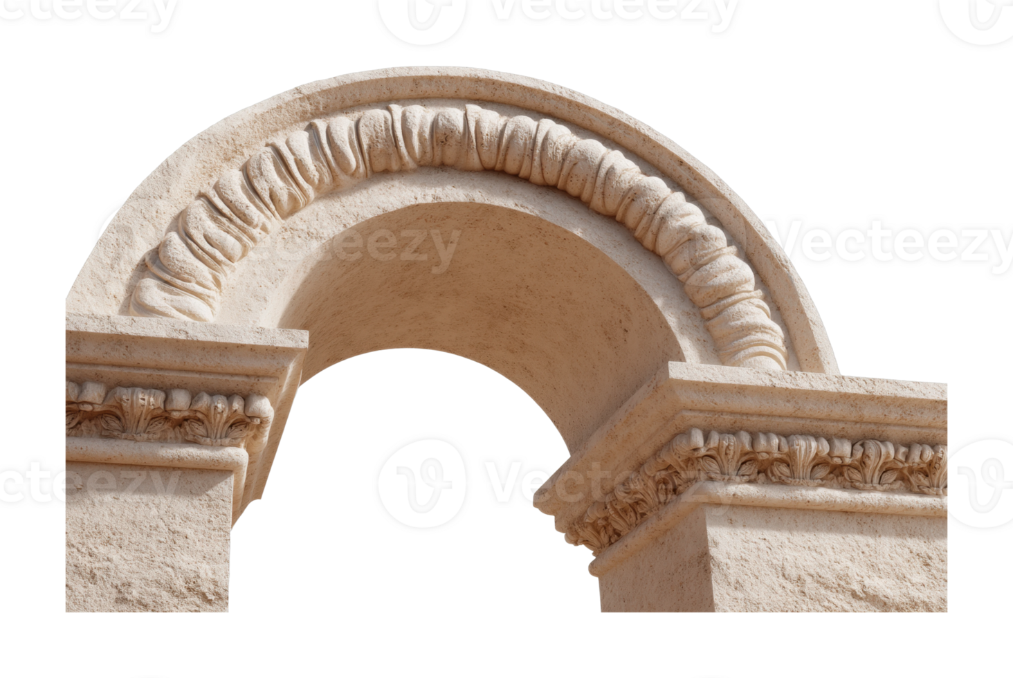 Ornate stone archway with intricate carvings highlighting classical architecture png
