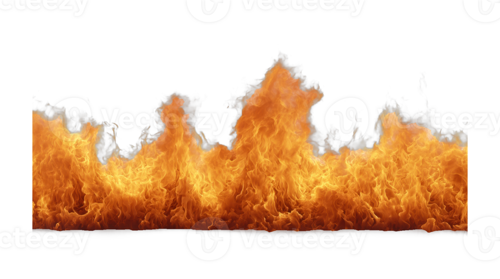 Intense flames rising with vivid orange and yellow fire patterns png