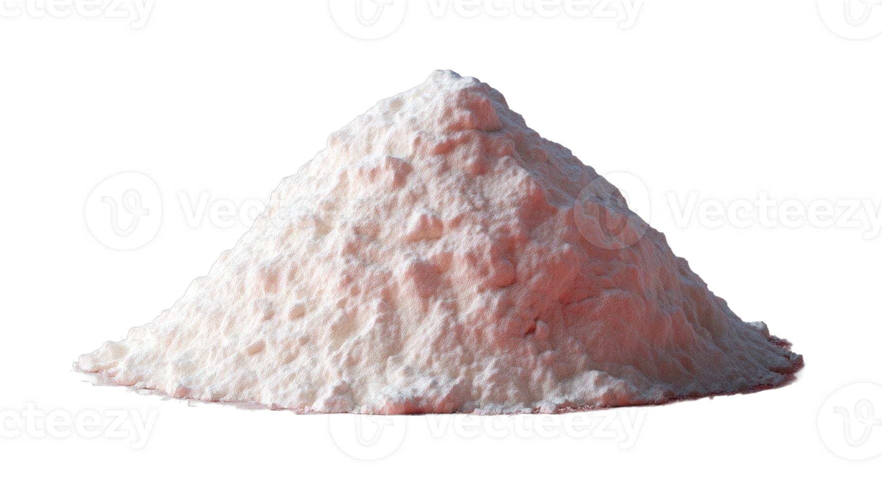Pile of white coarse salt on black surface png