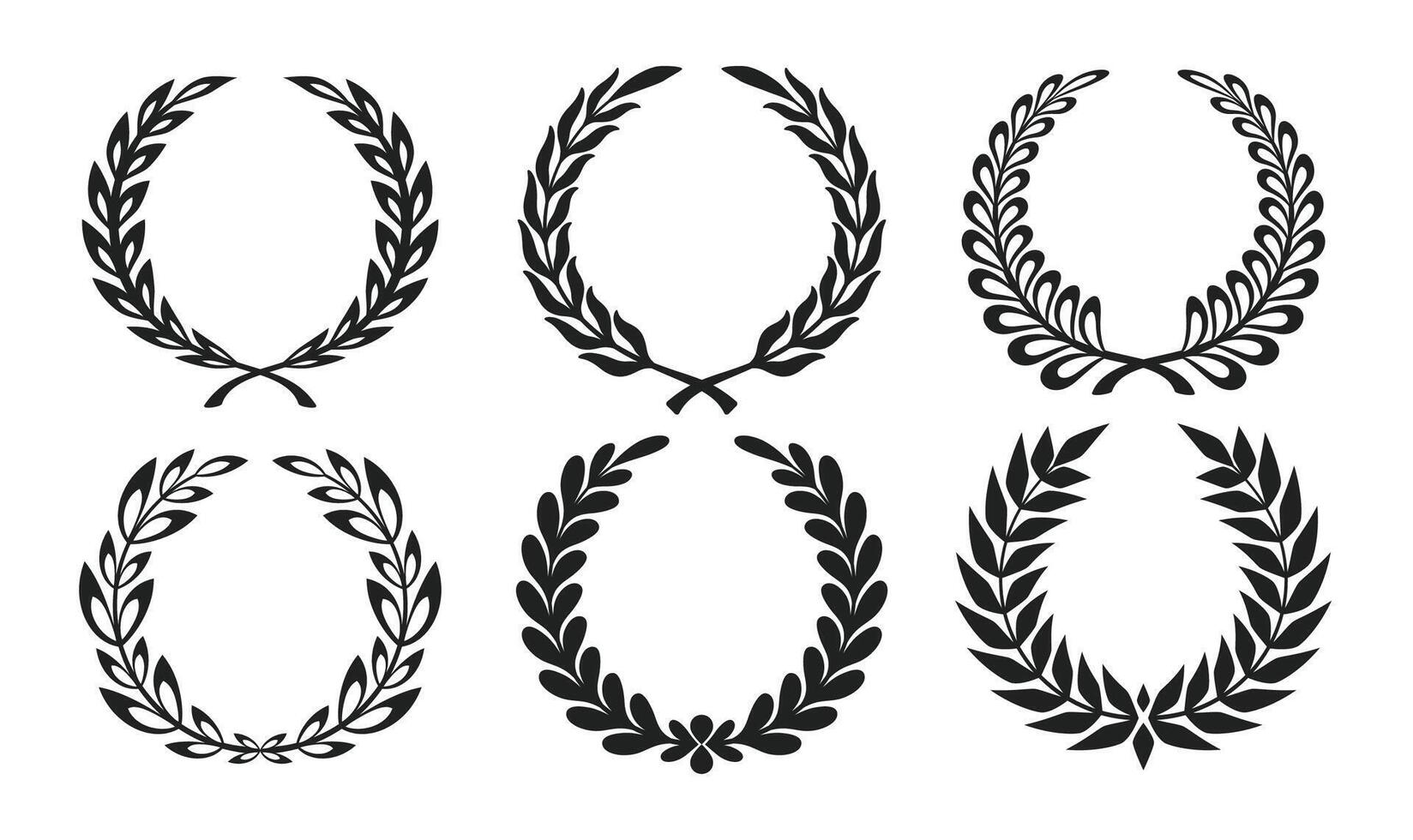 Decorative floral frames vector