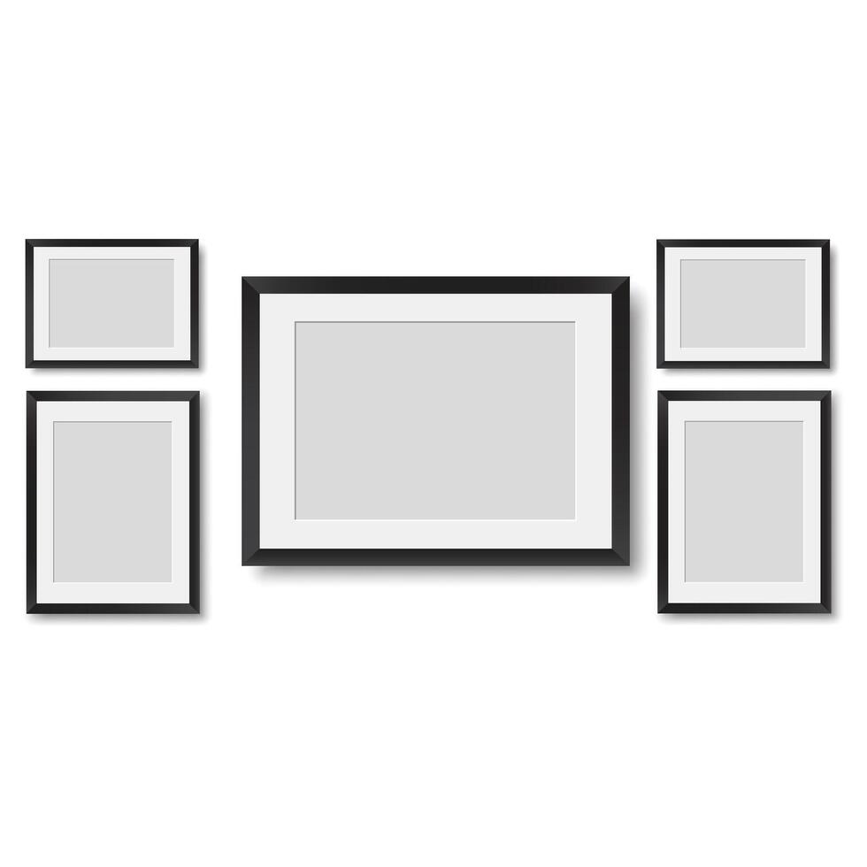 High Quality Frame Designs Editable Border Templates vector