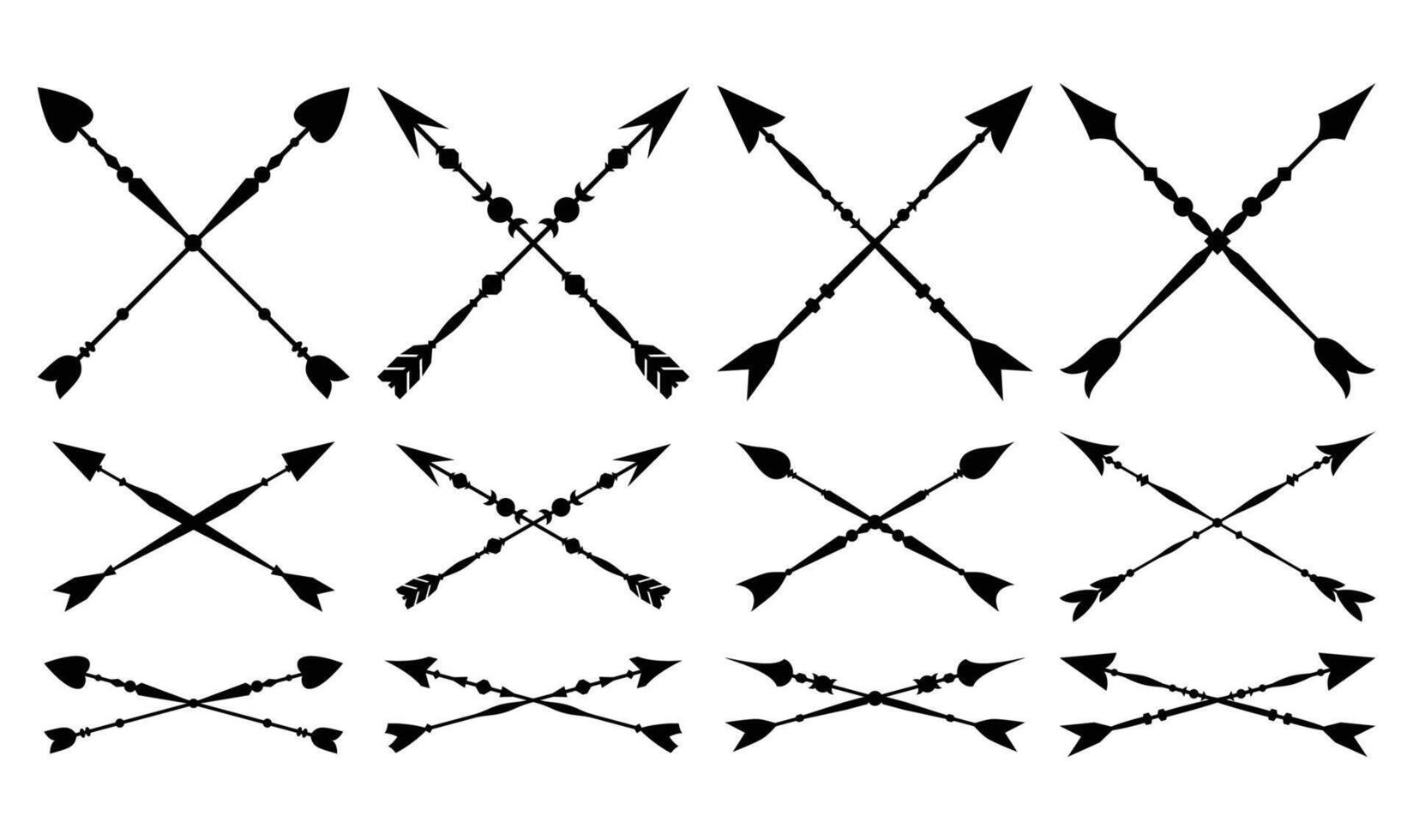 Decorative Arrow and Divider Ornaments vector