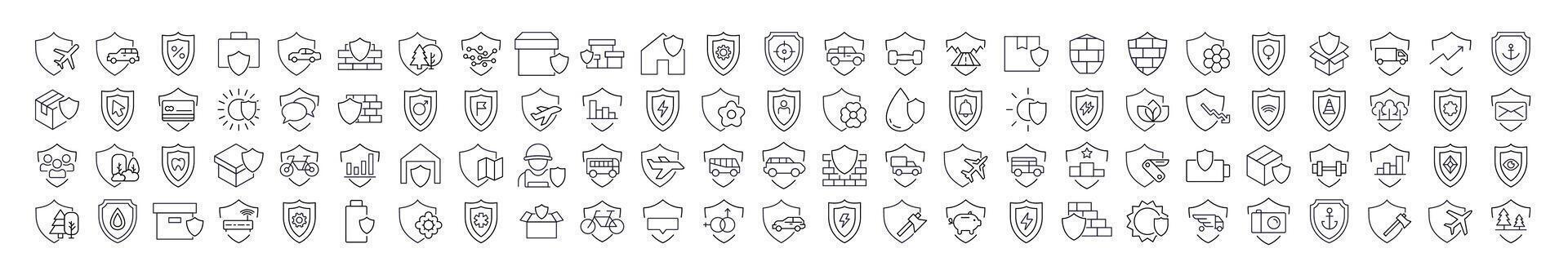 Line icons for design projects vector