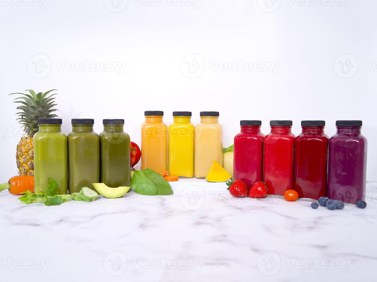 Fruit smoothie juice detox drink photo
