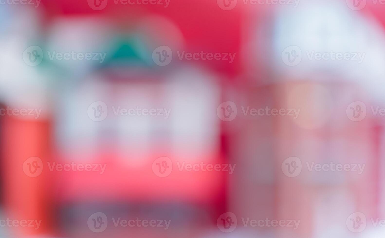 Blurred abstract background red and white color photo