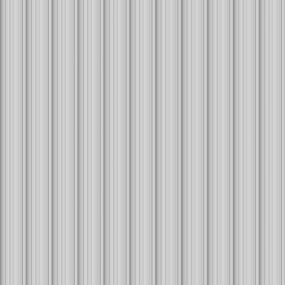 Seamless dark corrugated metal panel texture with vertical stripes, perfect for industrial and modern design backgrounds. vector