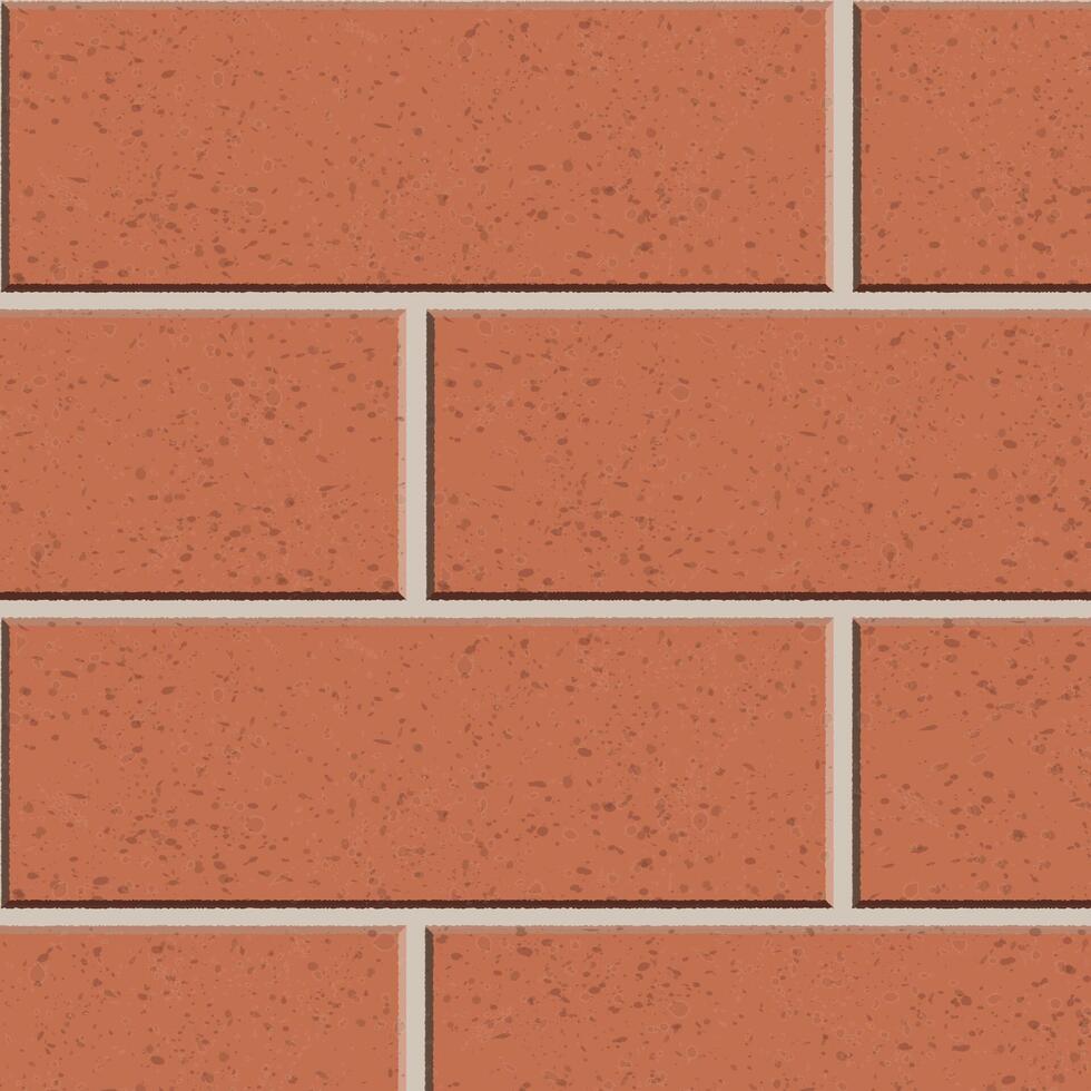 Seamless of a classic brick wall pattern. Ideal for backgrounds, architectural projects, and construction designs, offering a clean and structured appearance vector