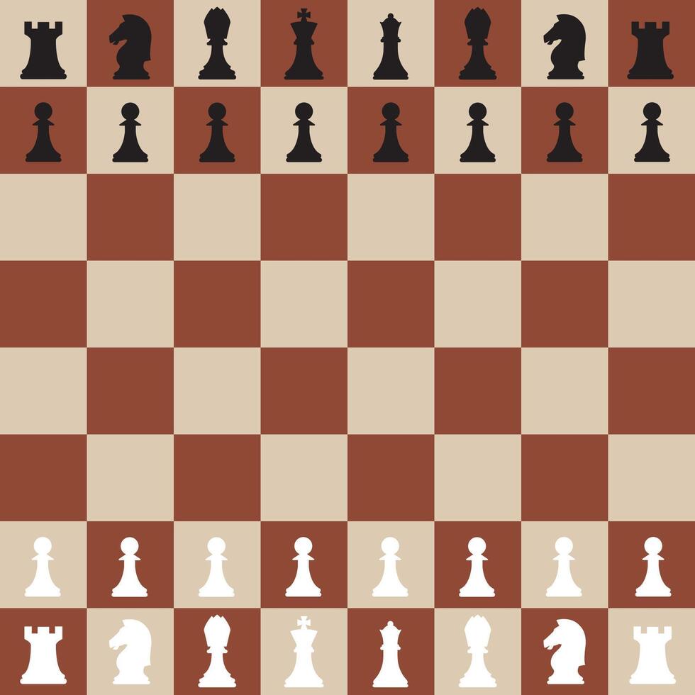 Traditional Chinese Xiangqi - Chinese chess board showing full initial setup with red and green pieces. Ideal for strategy, culture, and educational content. vector