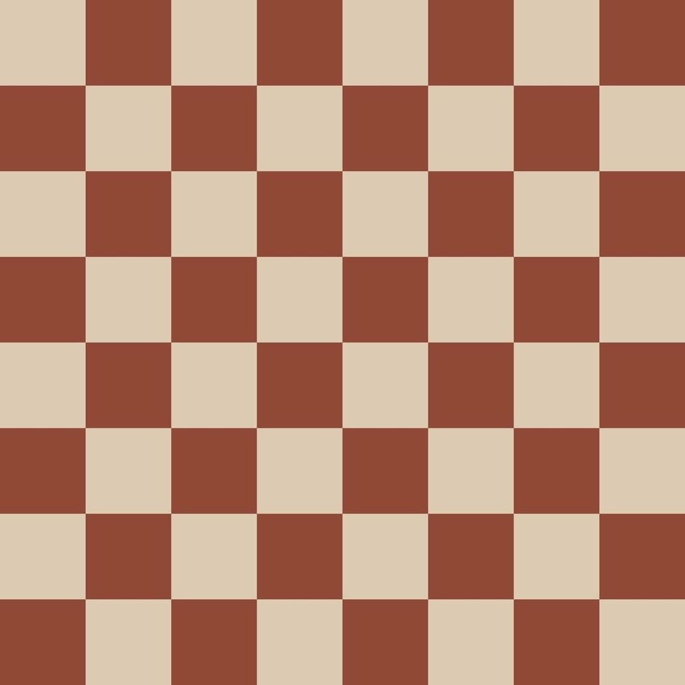 Classic red and beige checkerboard tile pattern with a vintage look, perfect for backgrounds, flooring, or retro design projects. vector