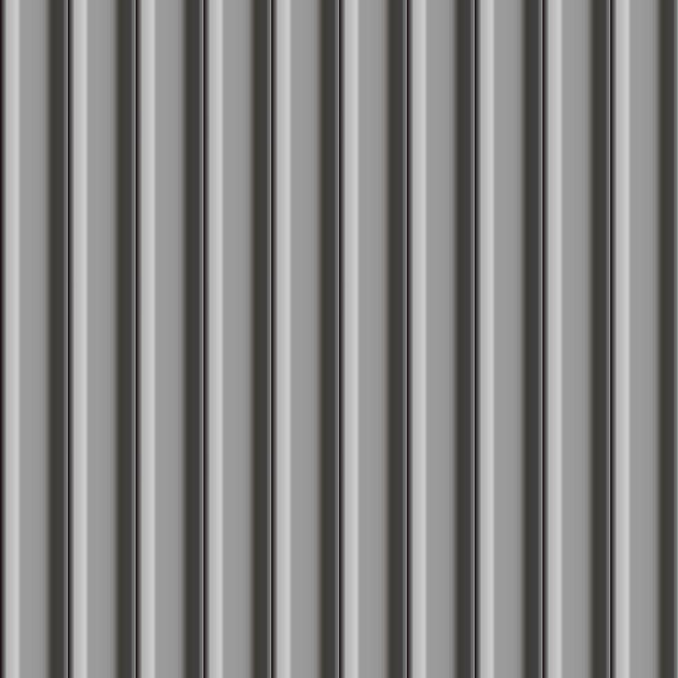Seamless metallic horizontal stripe pattern with glossy silver and black lines. Ideal for industrial, automotive, or tech design backgrounds. vector
