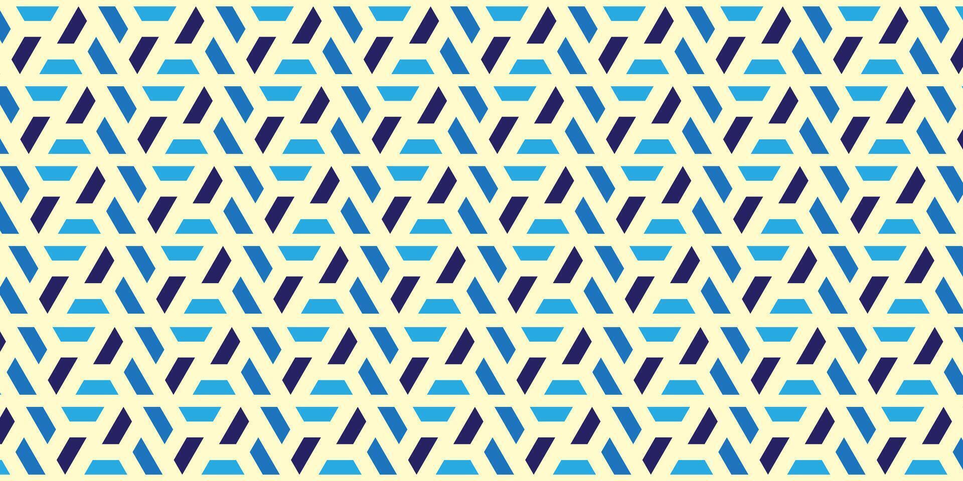 Seamless abstract geometric pattern with angled shapes in modern colors, ideal for backgrounds, wallpapers, and contemporary designs. vector