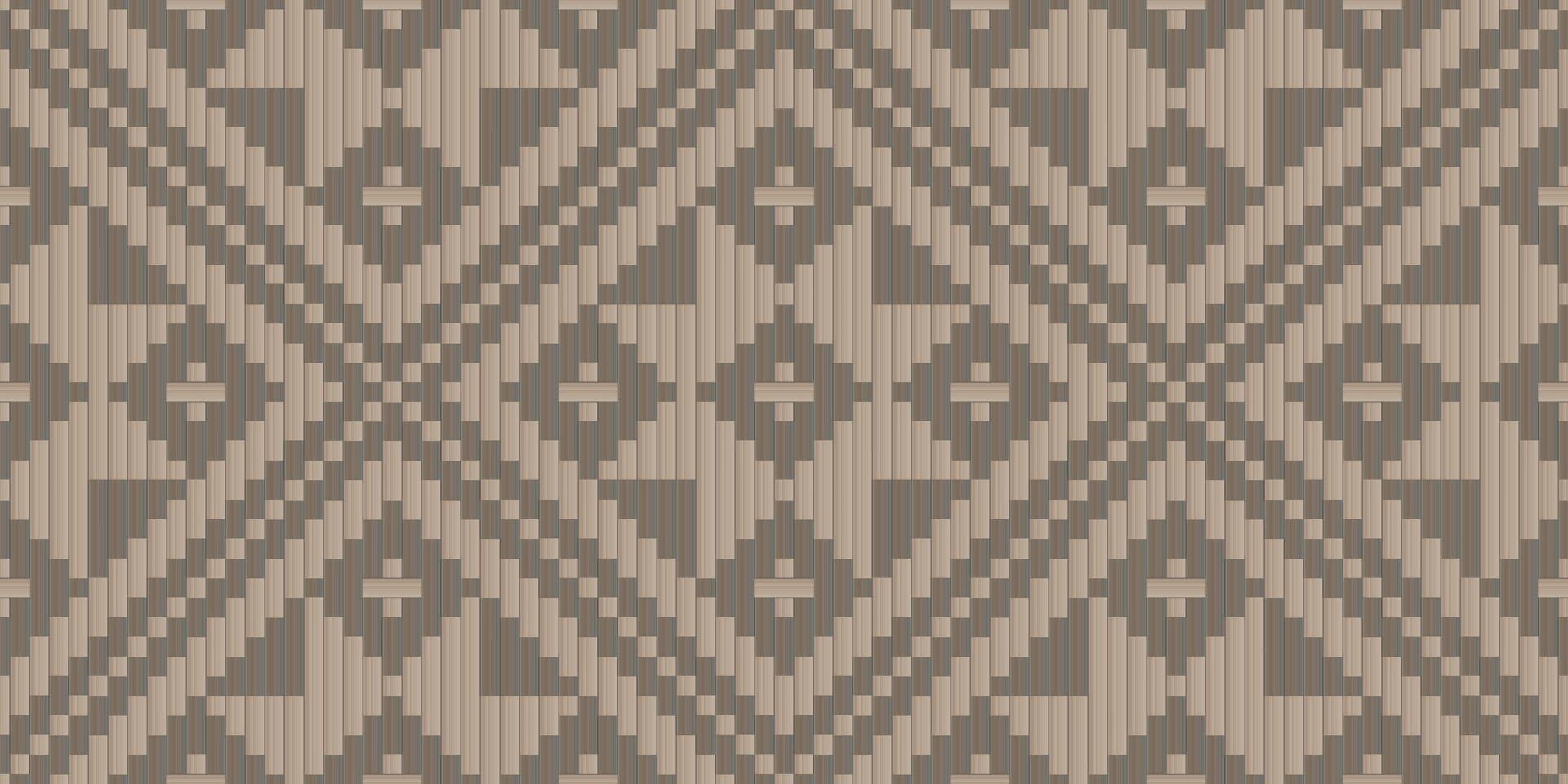 Traditional tribal-inspired seamless pattern with diamond shapes and striped textures in earthy tones. Ideal for textiles, wallpapers, and ethnic-themed design projects. vector