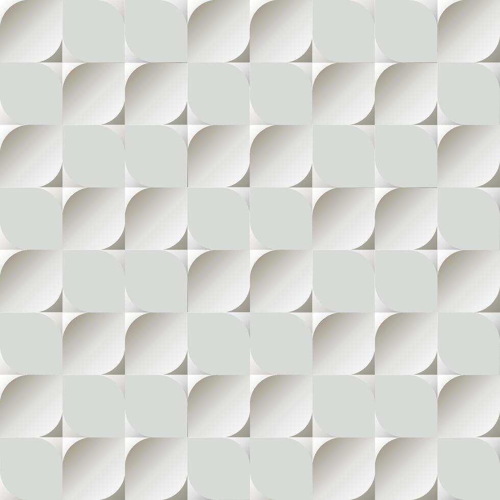 Abstract seamless pattern with soft, curved shapes resembling leaves and petals. Ideal for floral-themed decor, textile, or surface design. vector