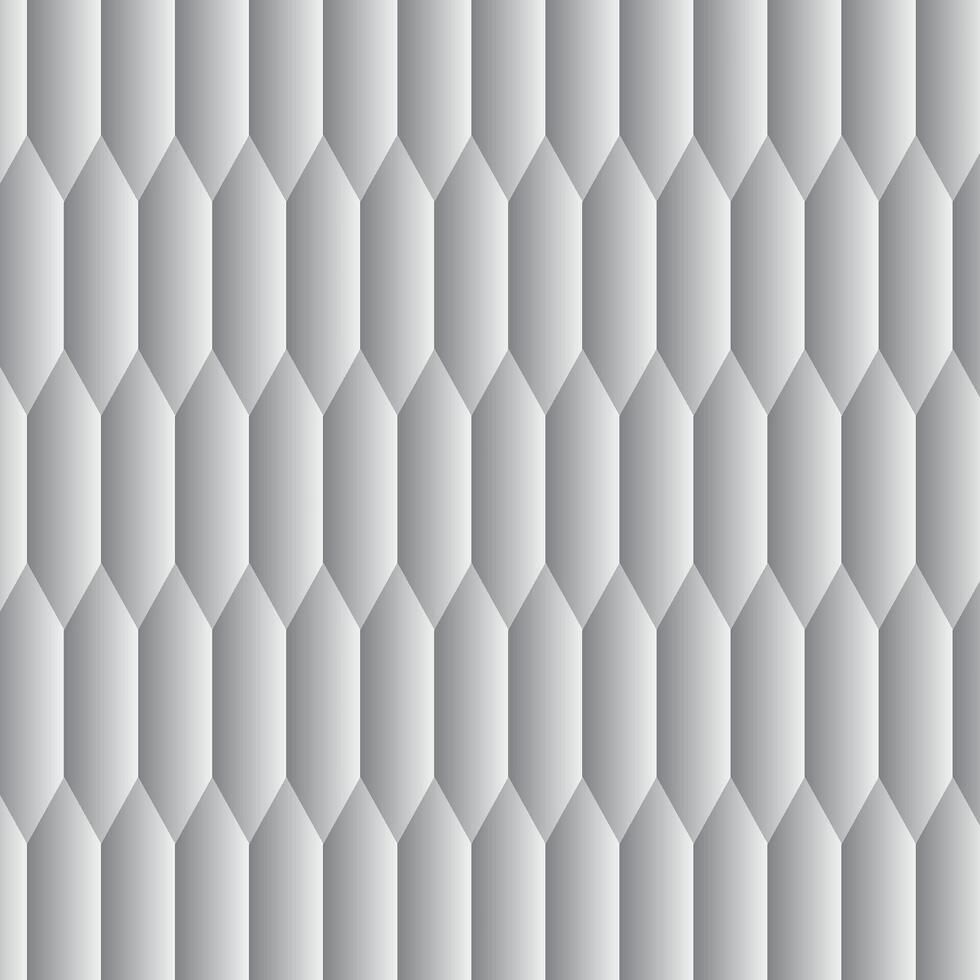Seamless geometric pattern with interlocking shapes in a modern tiled layout. Ideal for backgrounds, surfaces, and decorative design. vector