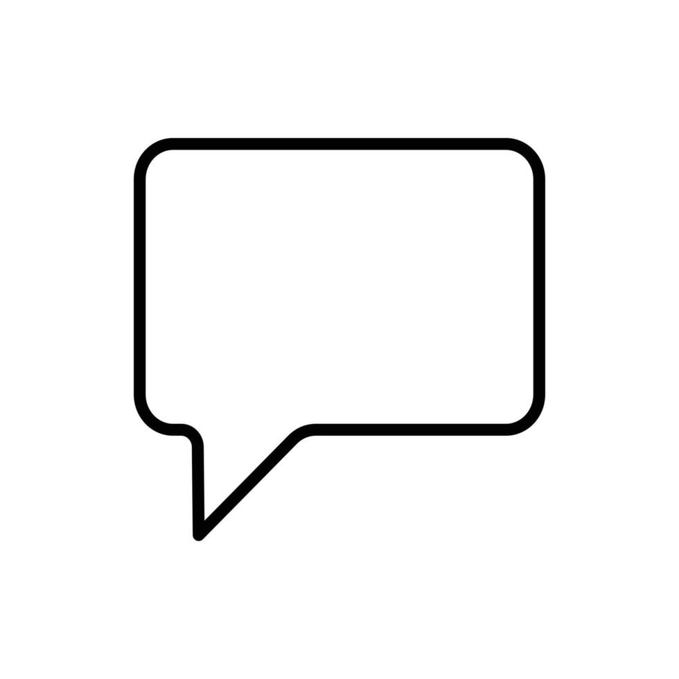 Speech bubble symbol vector
