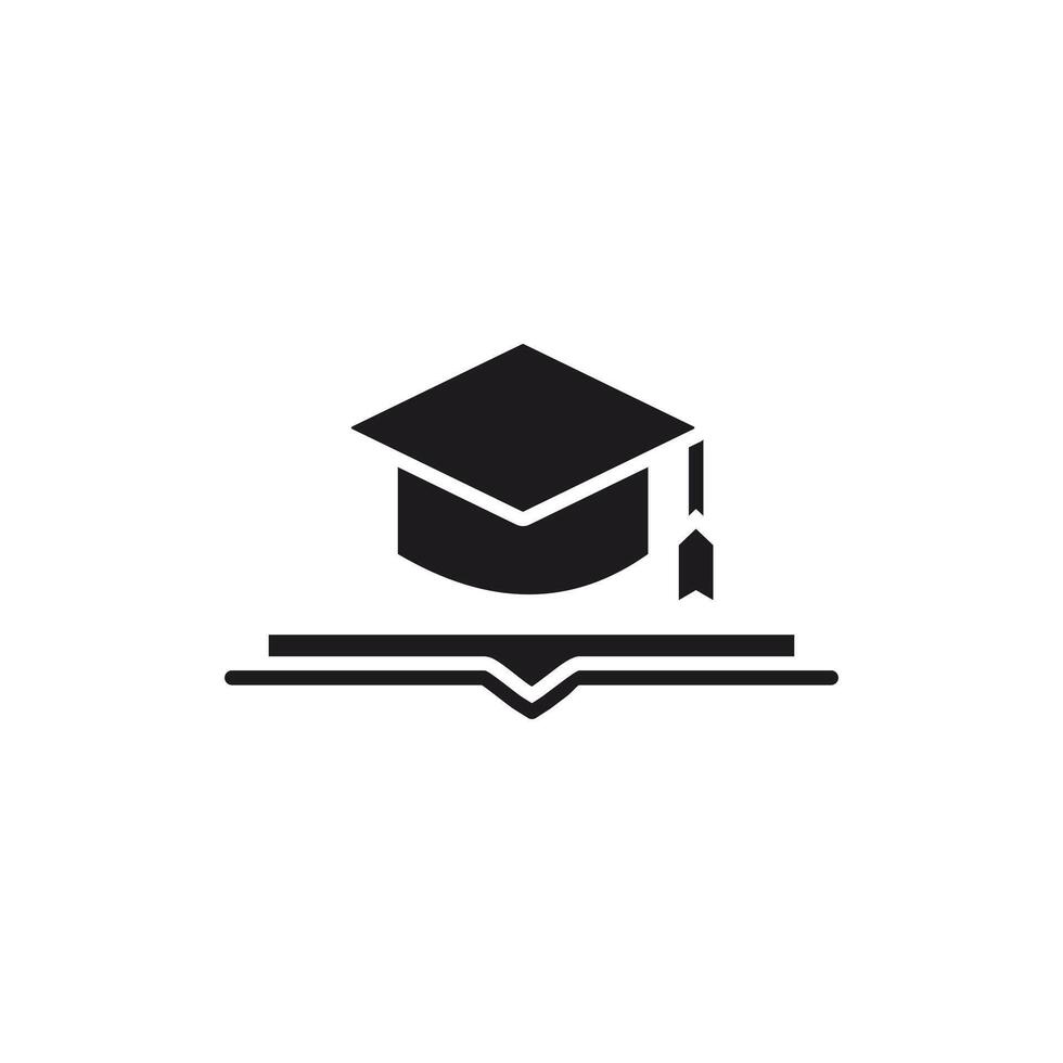 Graduation cap on an open book representing education suitable for graduation announcements, educational blog posts, and schoolrelated designs. vector