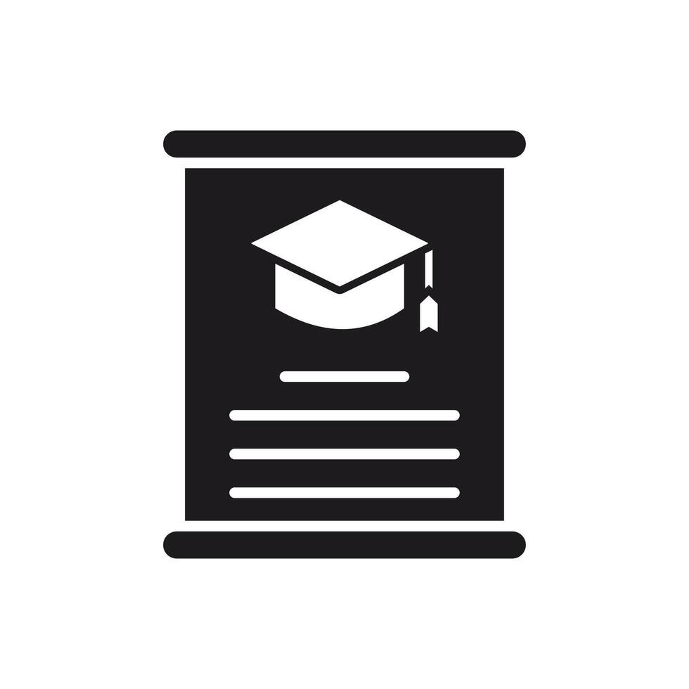 A simple icon illustration lecture notes, learning, and writing. This graphic element is suitable for a variety of design projects, including websites, presentations, and educational materials. vector